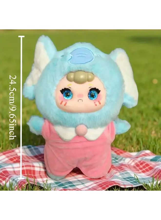 Cute Courageous Little Elephant Plush Toy Soft Stuffed Animal Doll Huggable Gift - Image 2